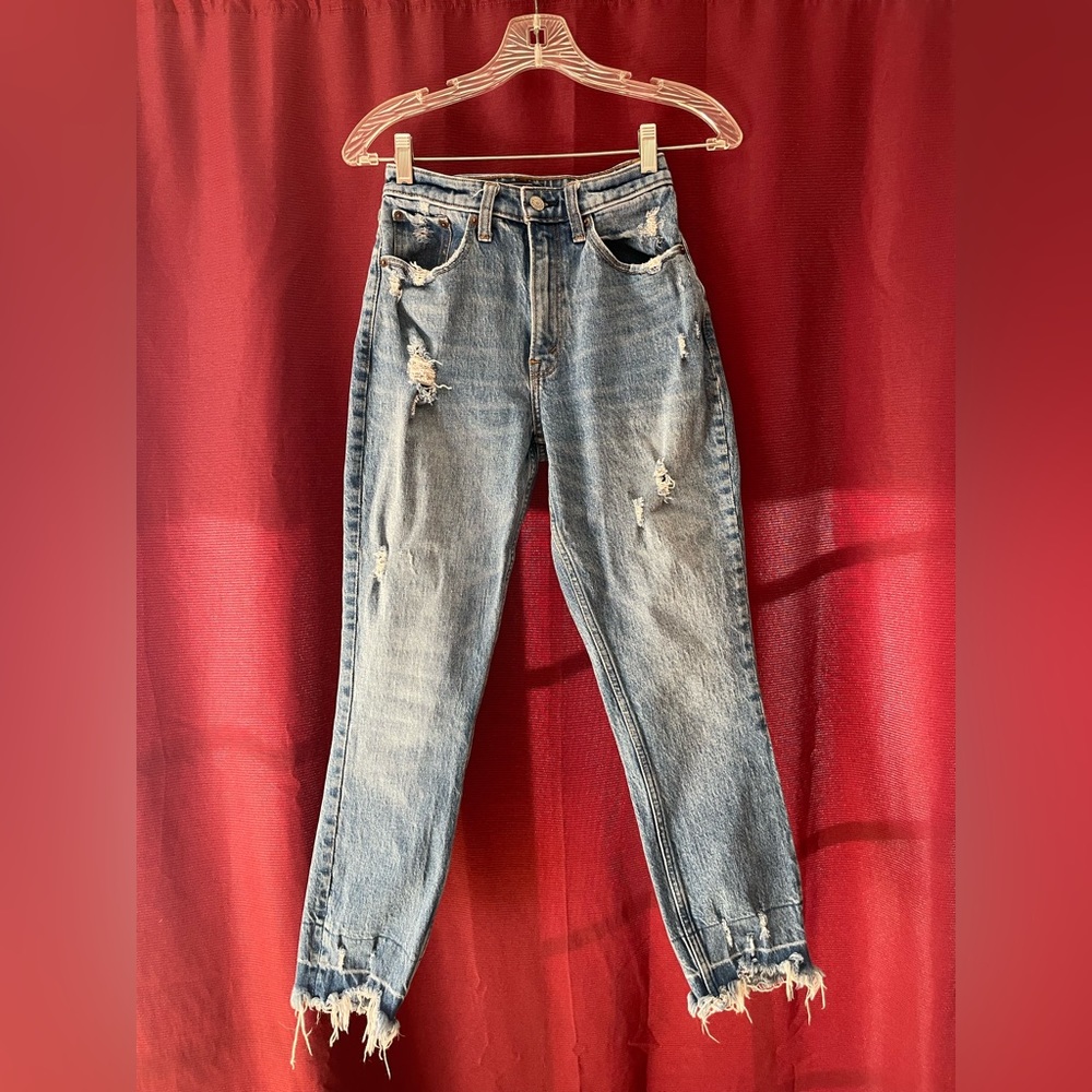 These were my favorite pair of jeans for a while because they are super comfy.